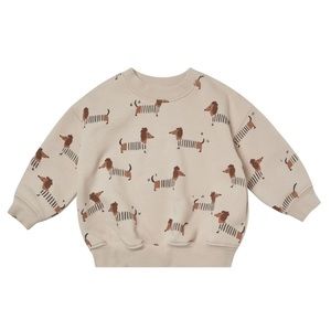 Rylee + Cru Sweatshirt, Dachshund, Size 2-3Y
